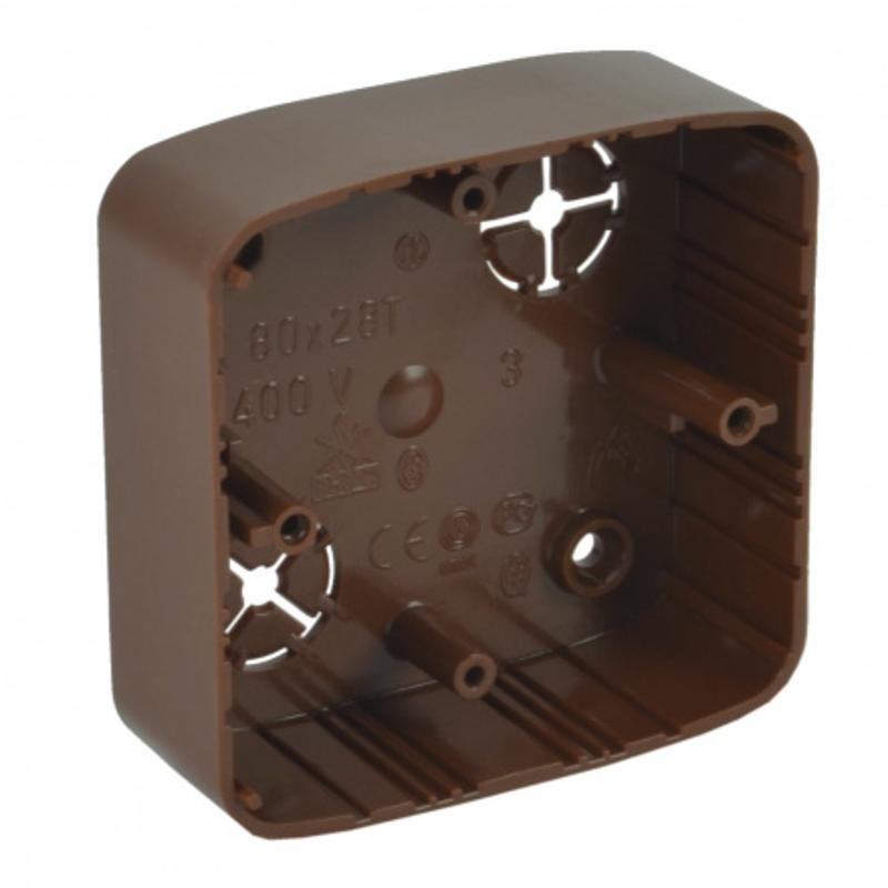 Коробка распределительная LK 80X28 T (SD) 80х80х28 мм (Цвет Светлое дерево)